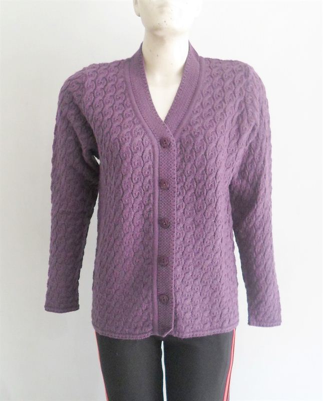 Duke Ladies Purple Woolen Sweater (S8530)