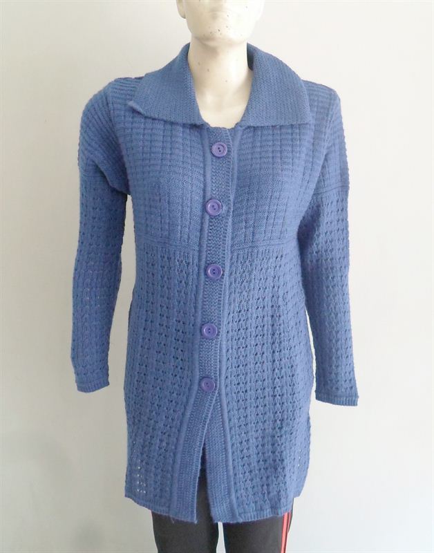 Duke Ladies Blue Woolen Sweater (S8675)