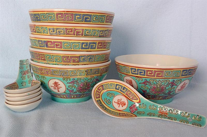 Tibetan Soup Bowl (6 Pcs Set)