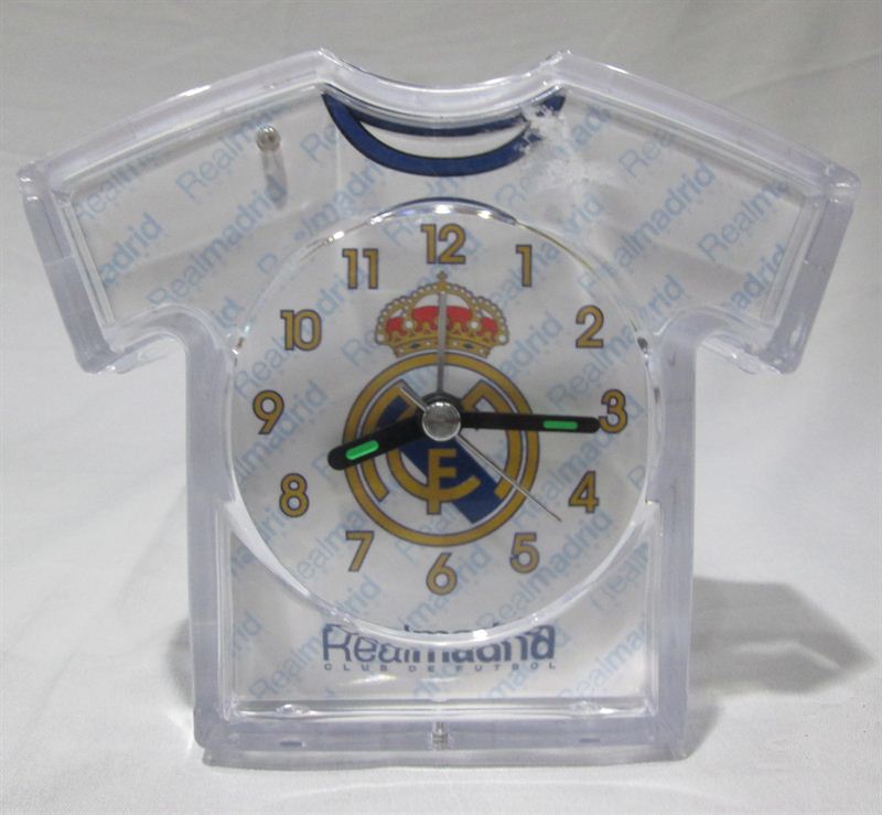 Real Madrid Shirt Shaped Table Clock