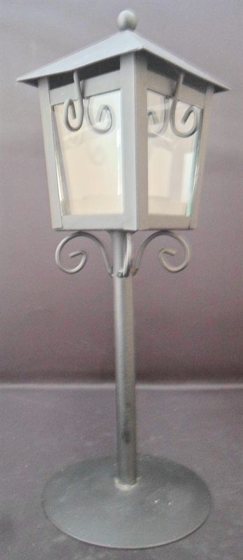 Metal Candle Stand - Black (9.5x3.5 inch)