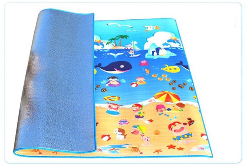 Baby Play Double Mat with Heat Insulation (4.5 x 6 Inch)