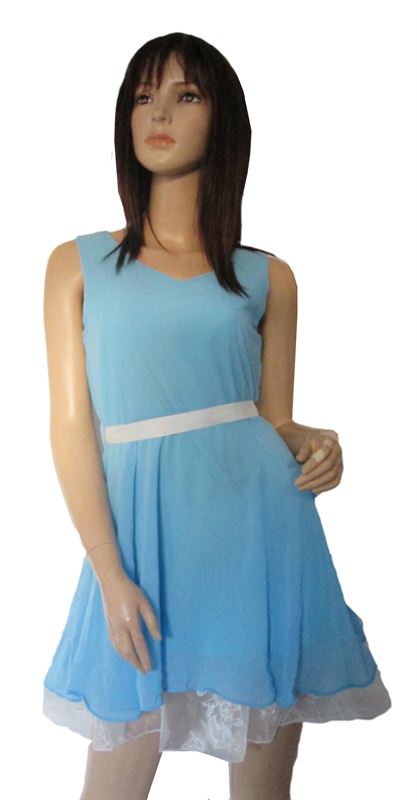 Ladies Sky Blue Dress (THPR13)<br>!!! Special Discount Offer !!!