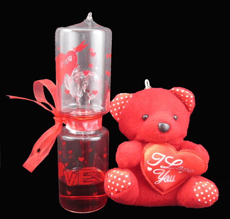 Love Meter With A Sweet Teddy  (78A) (2 in x6 in)