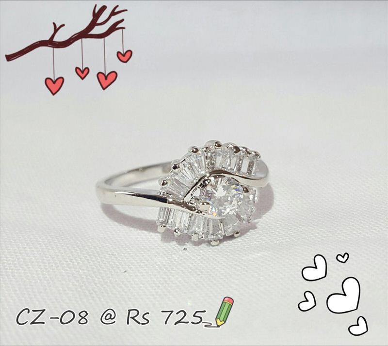 Farlin Valentine Special Imitation Ring (CZ-08)