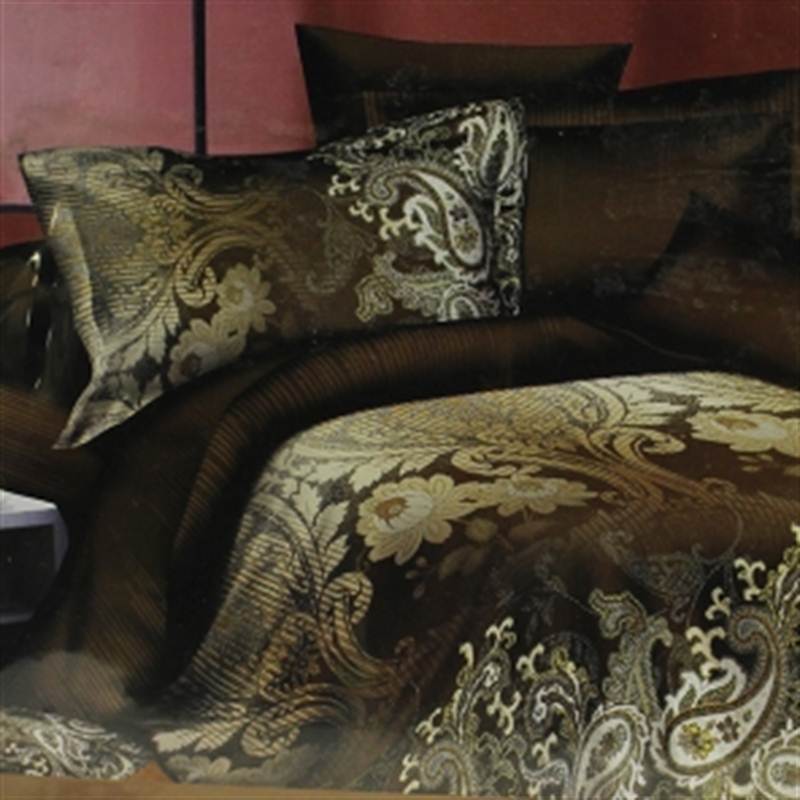 Coral Gold Double Bed Sheet(CR-24)
