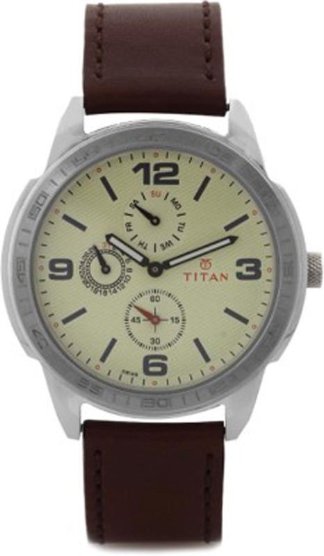 Titan 1585SL05 Purple Analog Watch - For Men
