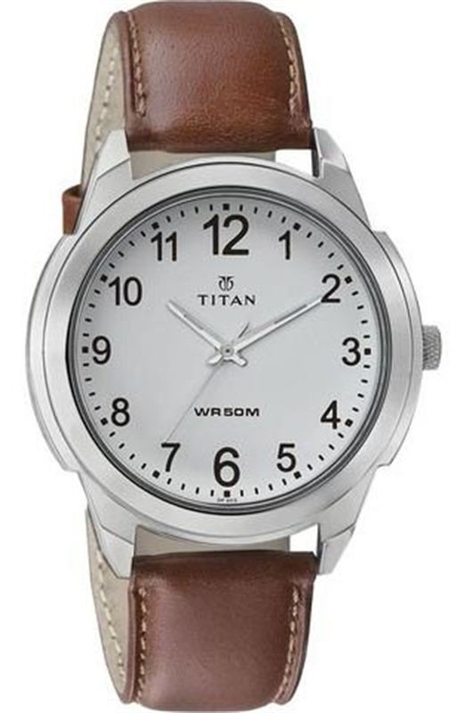 Titan Neo White Dial Analog Watch For Men-1585SL07