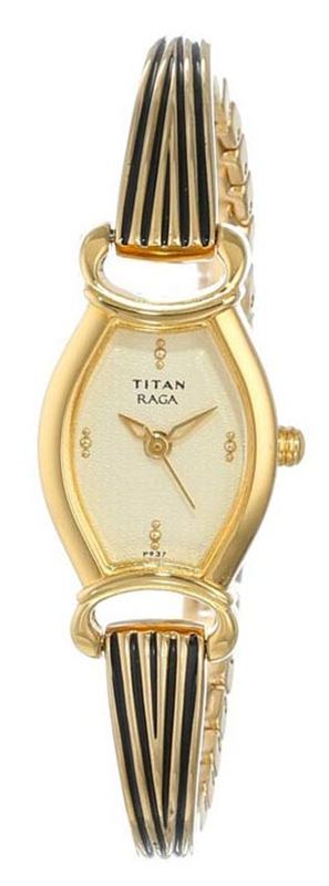 Titan Women's 2170YM01 Raga Inspired Gold Tone Watch
