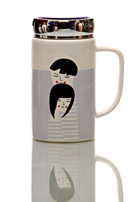 I & U Ceramic Mug