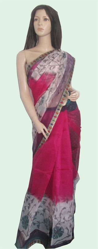 Super King Weaved Cotton Sari With Blouse Piece  (16SU321)