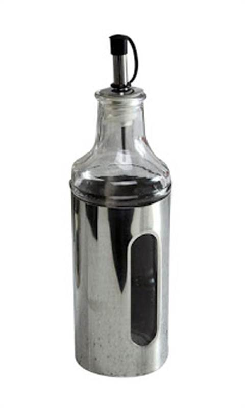 Glass & Stainless Steel Oil Pot (250 ml)