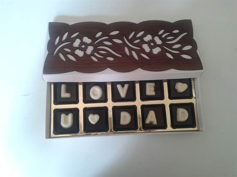 Love U Dad Chocolate