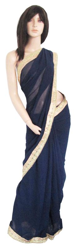 Georgette Saree With Blouse Piece(1651)