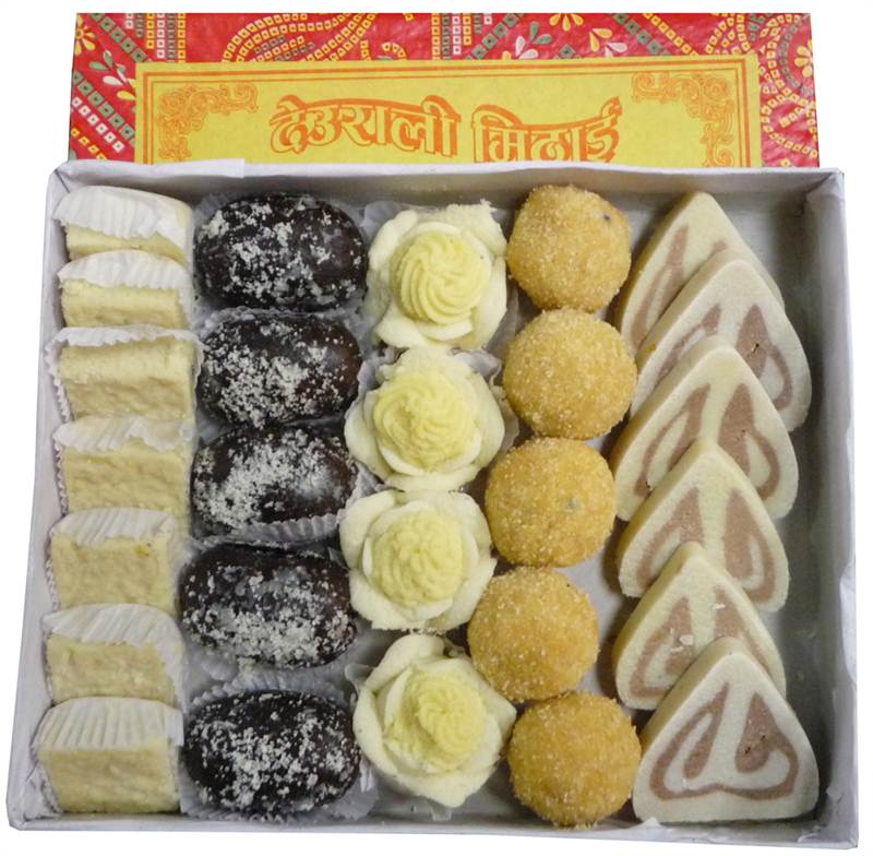Mixed Sweets Box 3 from Hotel Deurali (SWPKR011)