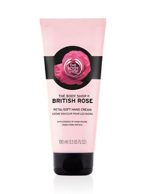 The Body Shop British Rose Petal-Soft Hand Cream  100ml