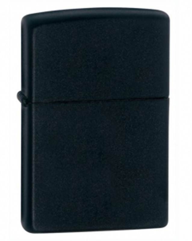 Zippo Black Matte Classic Lighter (218)