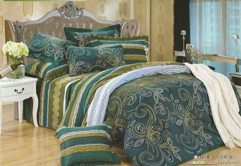 Cotton Nonfadable  King Size Bedsheet With Pillow Cover
