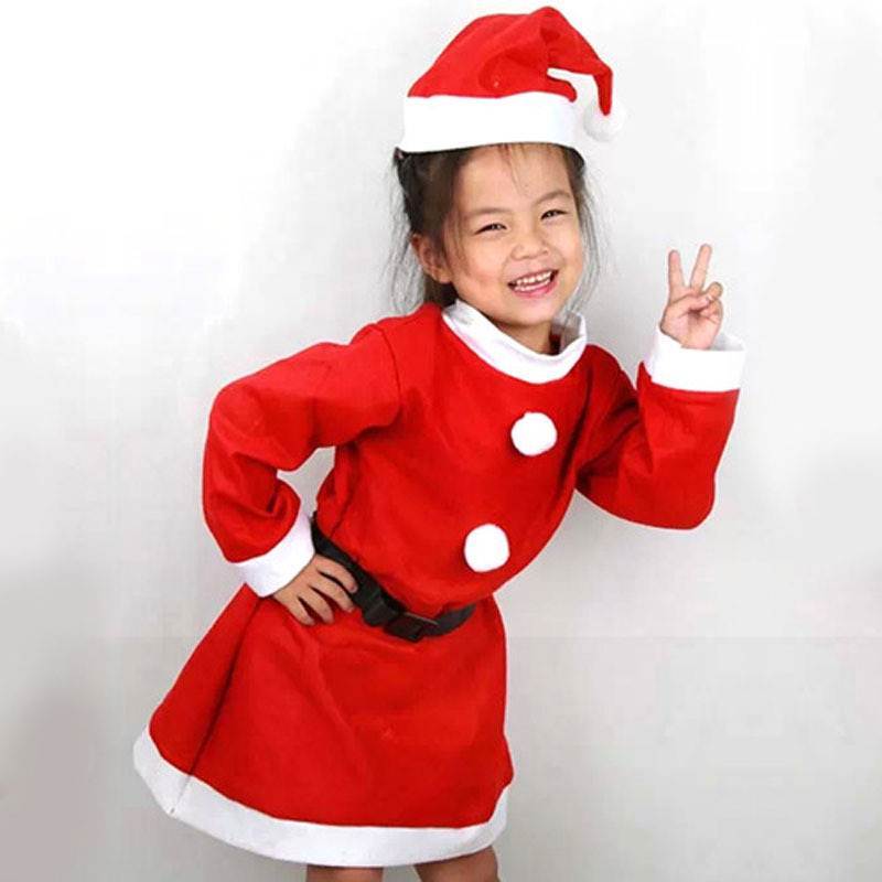 Santa Claus Dress (for Girls) (3-5 years)