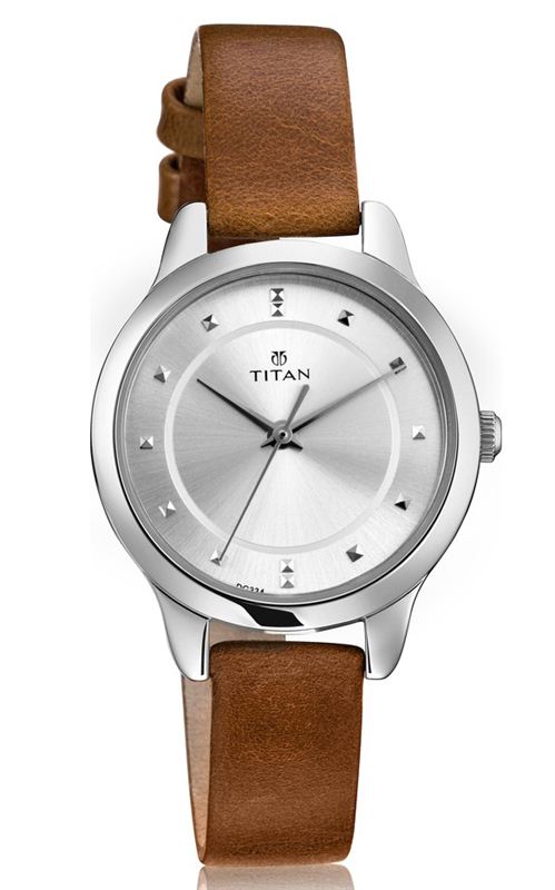 Titan Silver Dial Women's Watch (2481SL06)