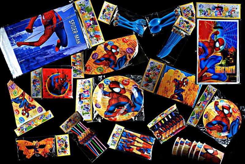 Spiderman Party Birthday Pack For Children