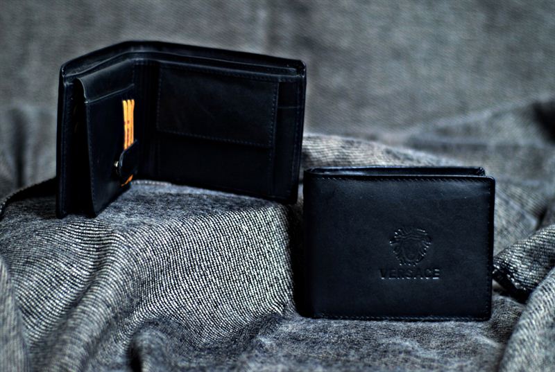 Black Versace Wallet