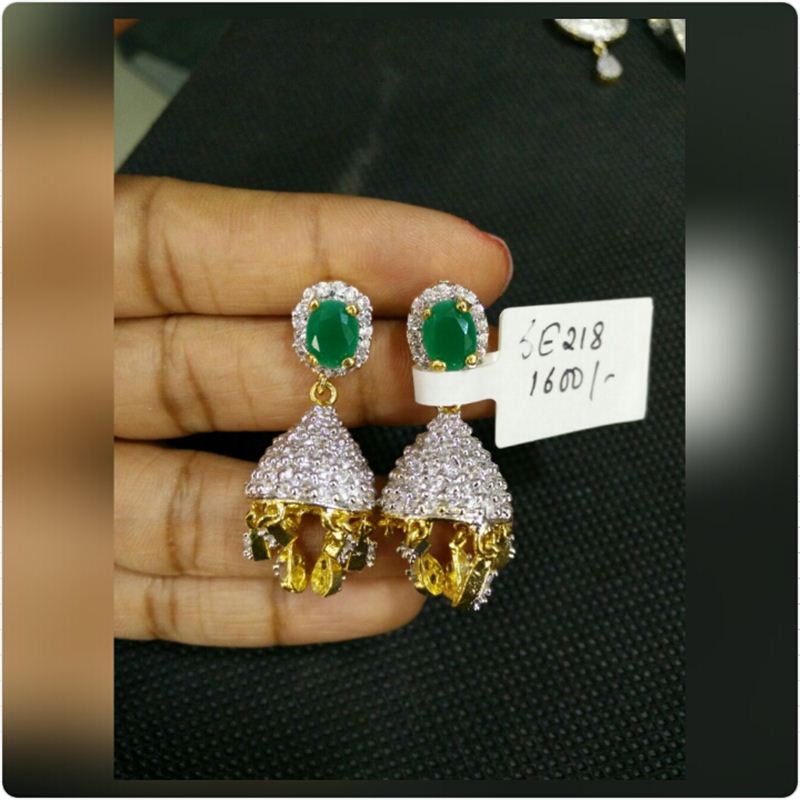 American diamond earrings