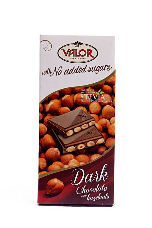 Valor Dark Chocolate with Hazelnuts(150 gm)