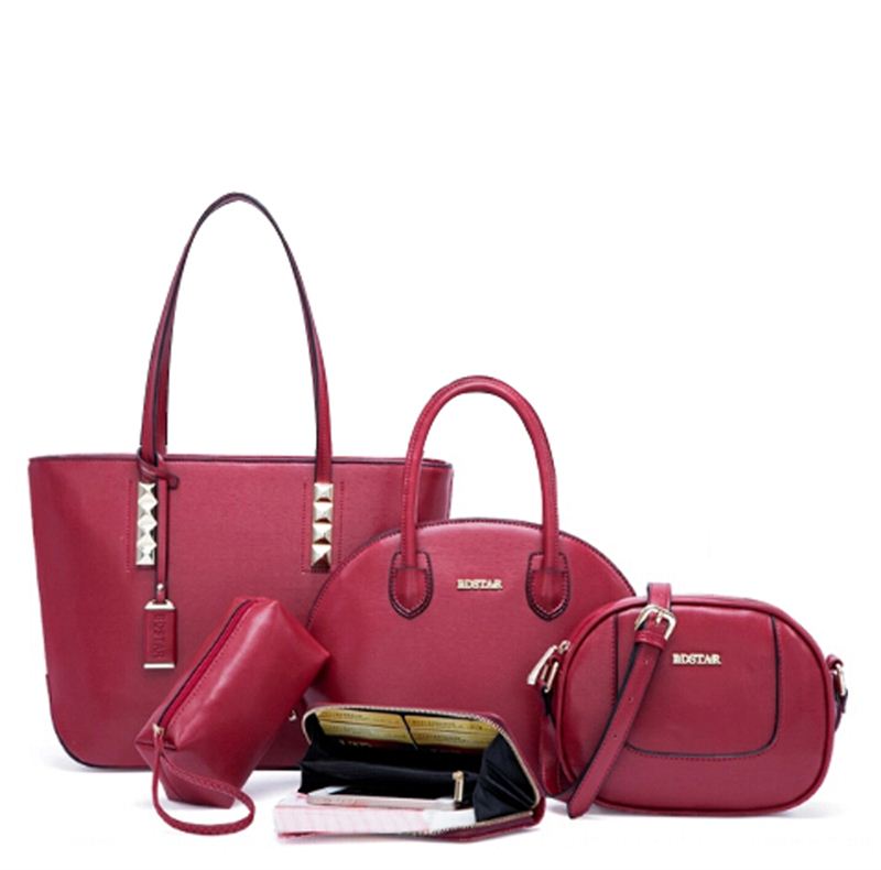 5 Set Red Handbags