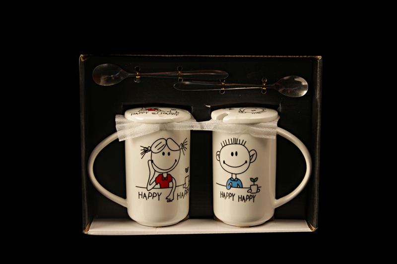 Happy Happy Couple Ceramic Cup (35)
