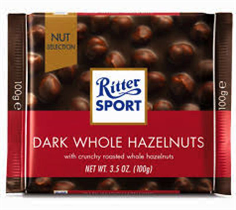 Ritter Sport Dark Whole Hazelnuts(100gm)