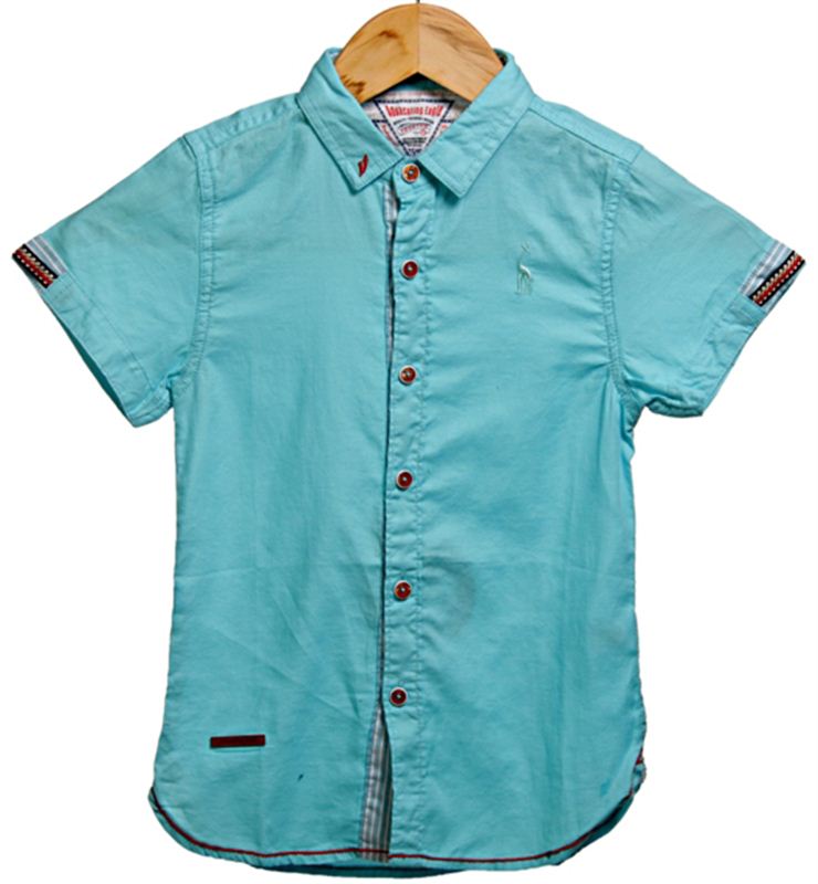 Aqua Blue Casual Shirt
