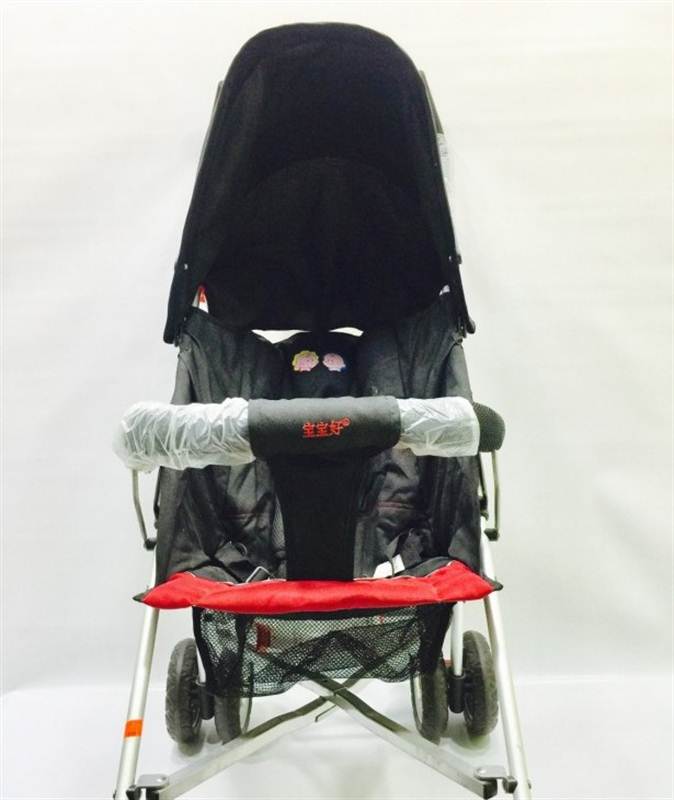 Black Double handed High Quality Stroller 