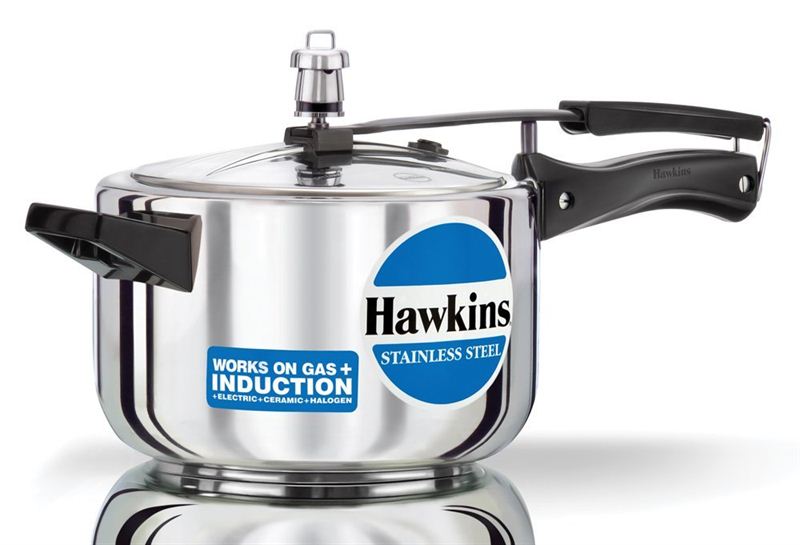 Hawkins Stainless Steel  Pressure Cooker (4 ltr)