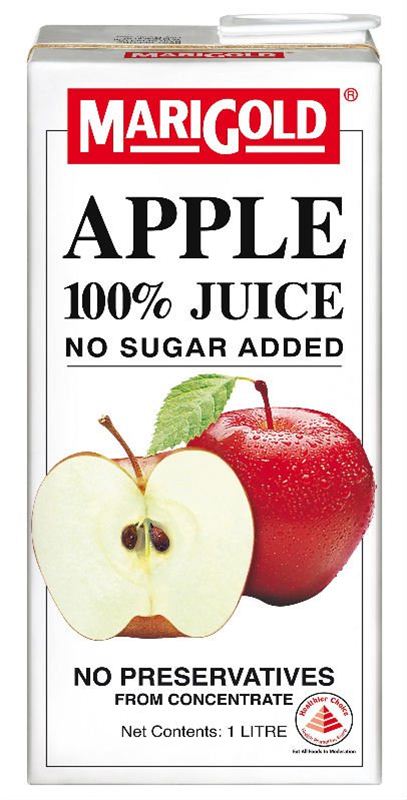 Marygold Juice 100%Sugar free Apple