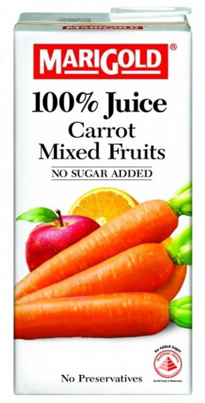 Marygold Juice 100%Sugar free Carrot mixed