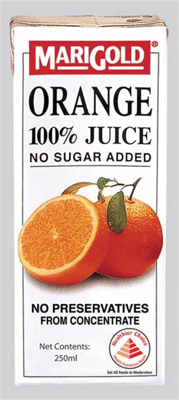 Marygold Juice 100%Sugar free Orange