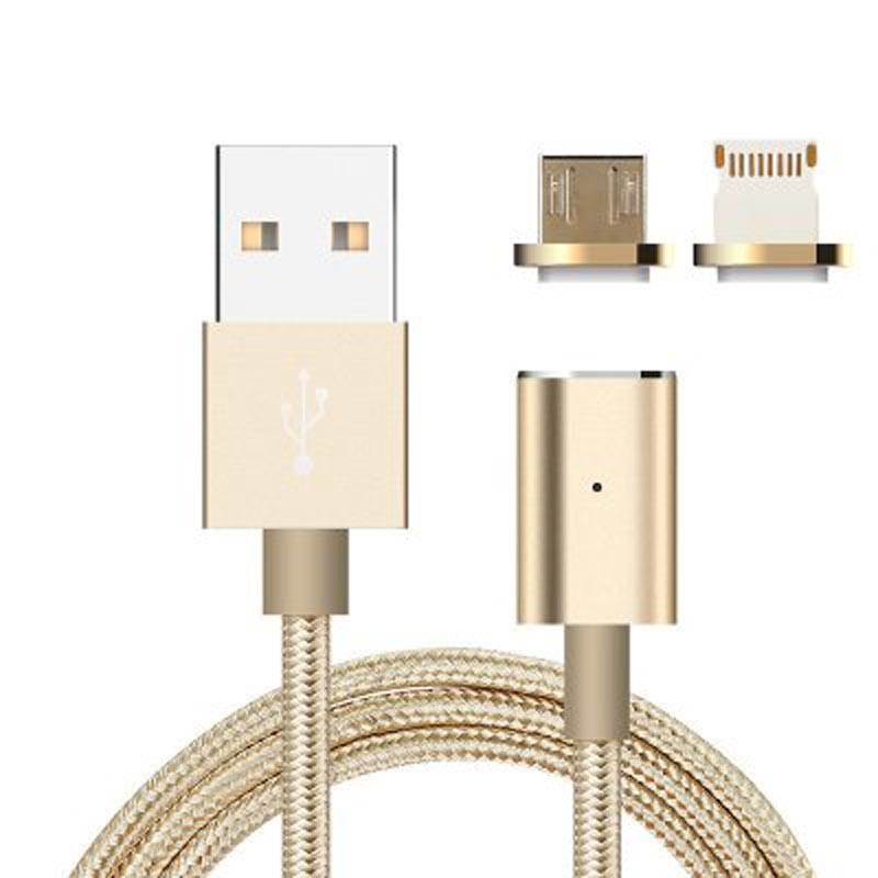 2 IN 1 MAGNETIC USB CABLE – CHARGING AND DATA TRANSFER CABLE FOR ANDROID AND IPHONE