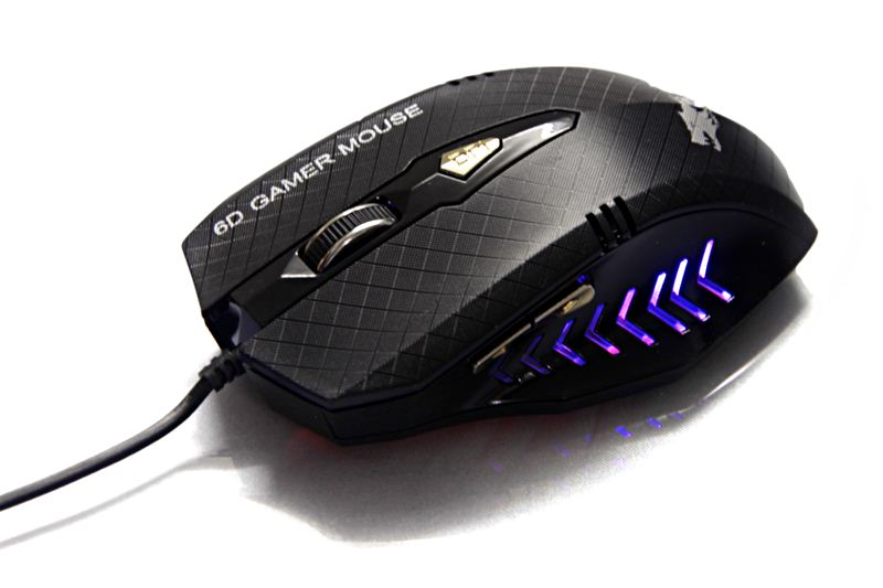6D Wolf Roaring Gaming Mouse LX-107
