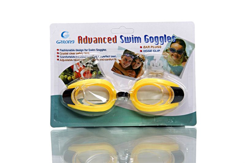 Grilong Advance swim Goggles G-1198-Yellow