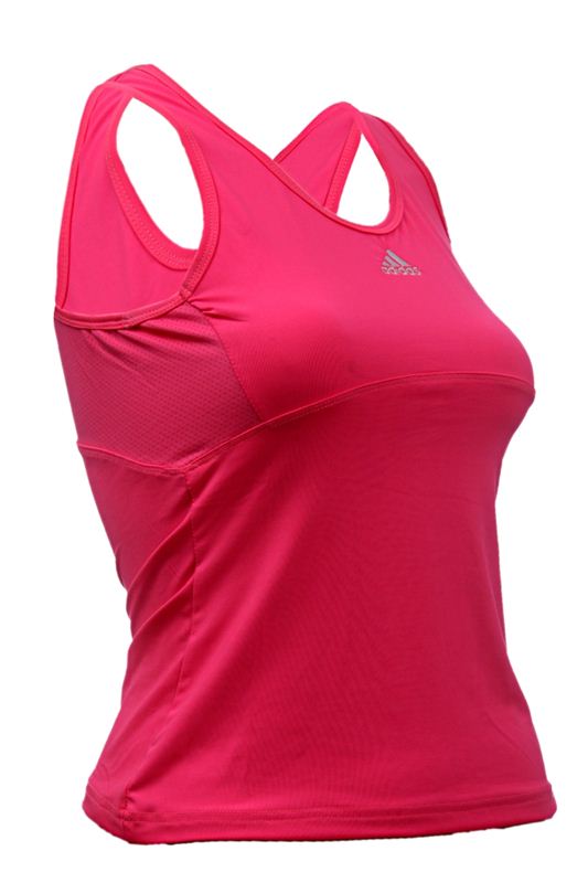 Adidas Women Sleeveless T-shirt- Neon Pink
