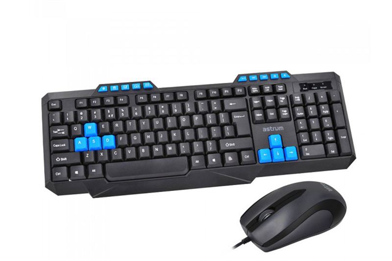 ASTRUM Desktop Wired Keyboard + Mouse Kit- KC110