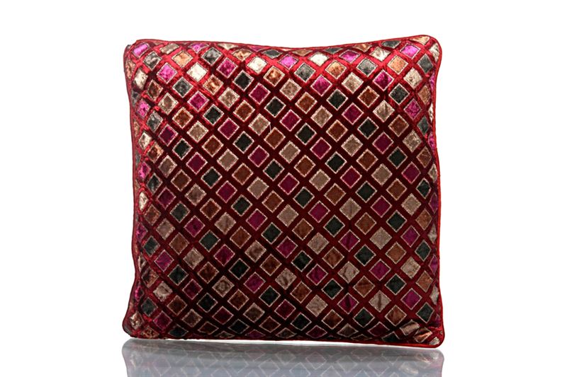 Multicolor Printed Cushion Cover (Set of 5) (16 X 16 Inch)