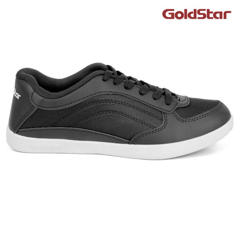 Goldstar BNT White Sole Sneaker For Men- Black
