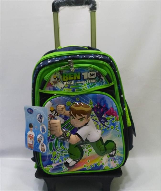 Ben 10 Themed Trolley School Bag