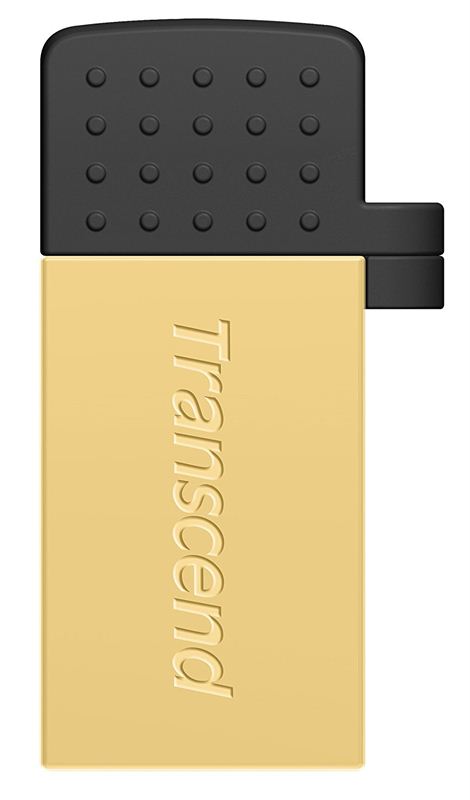 Transcend OTG  USB 2.0  JF380G (8 GB) GOLD PLATED MODEL