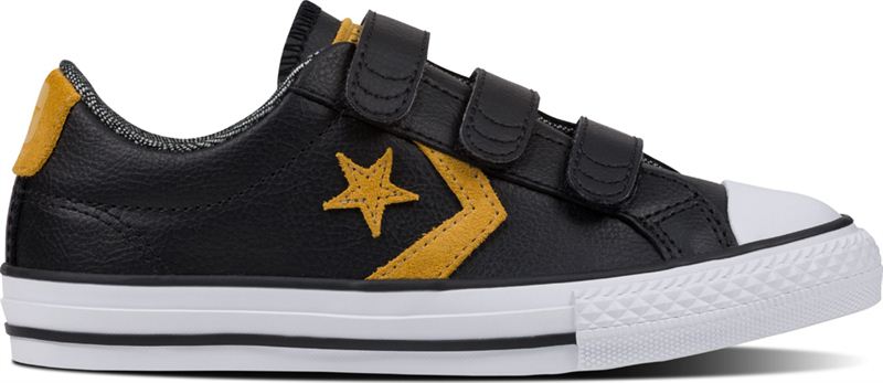 Converse All Star Player EV V Black Canvas Shoes-OX 654320C