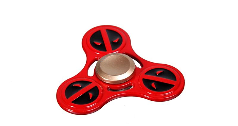 Fidget Spinner Toy - Trio Deadpool