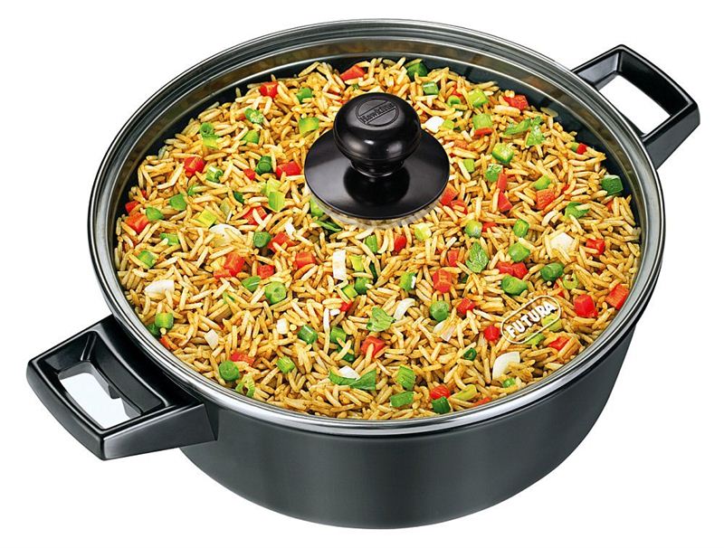 Nonstick Cook n Serve Bowl with Glass Lid (Q 38)