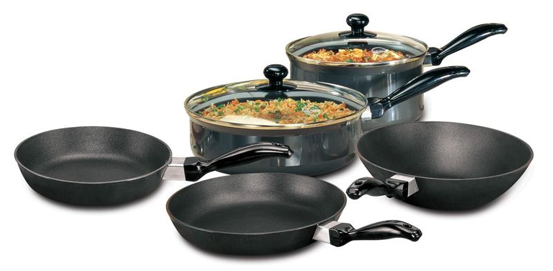 Futura Hard Anodised Cookware Set- 5 Pieces (QS5)